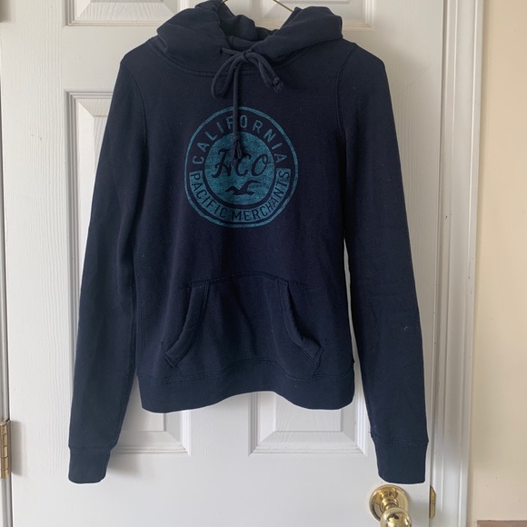 2/for$35 Hollister dark blue hoodie!! - Picture 4 of 5